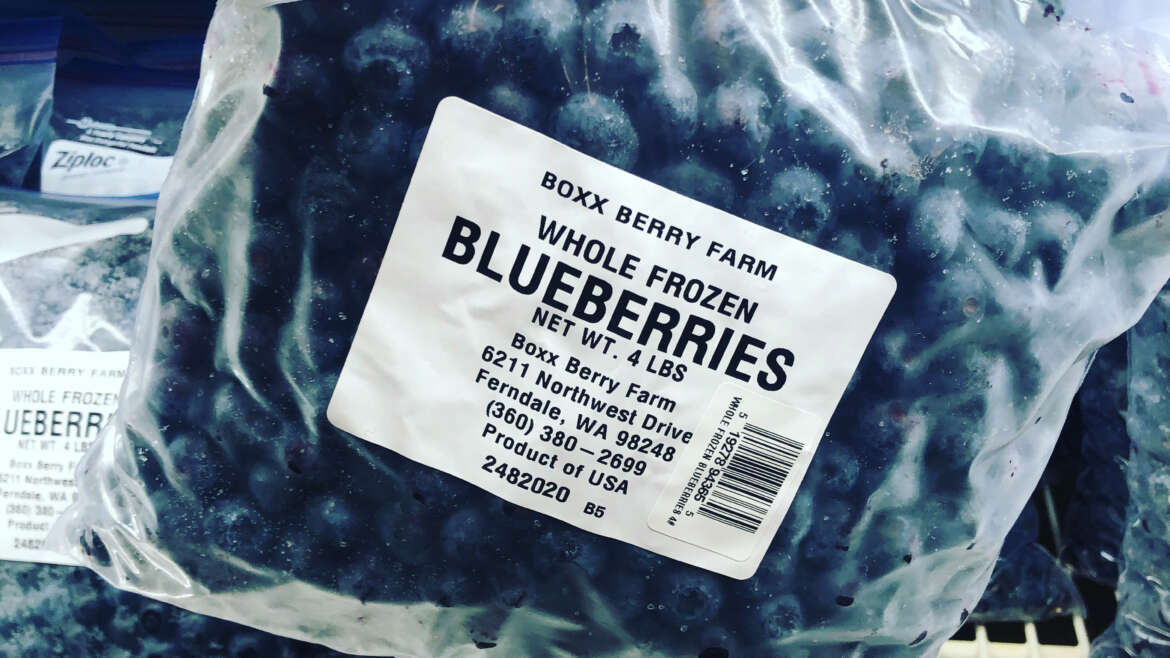 Frozen Blueberries