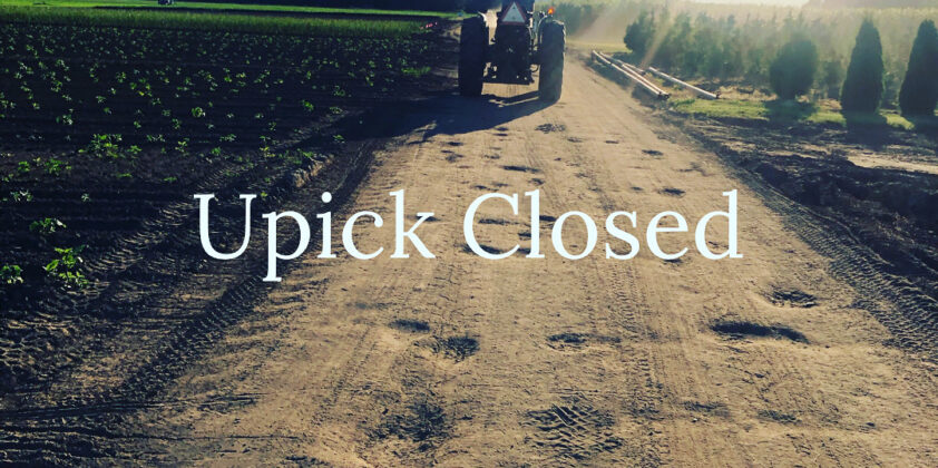 Upick Closed as of 6/28
