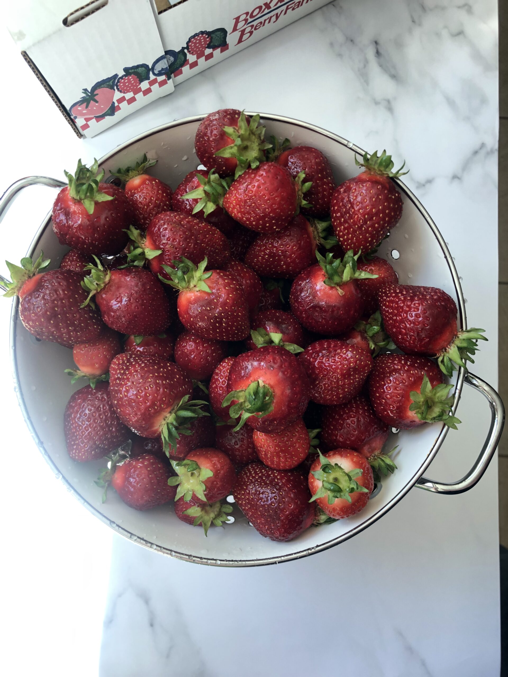 The best strawberries are now! Boxx Berry Farm